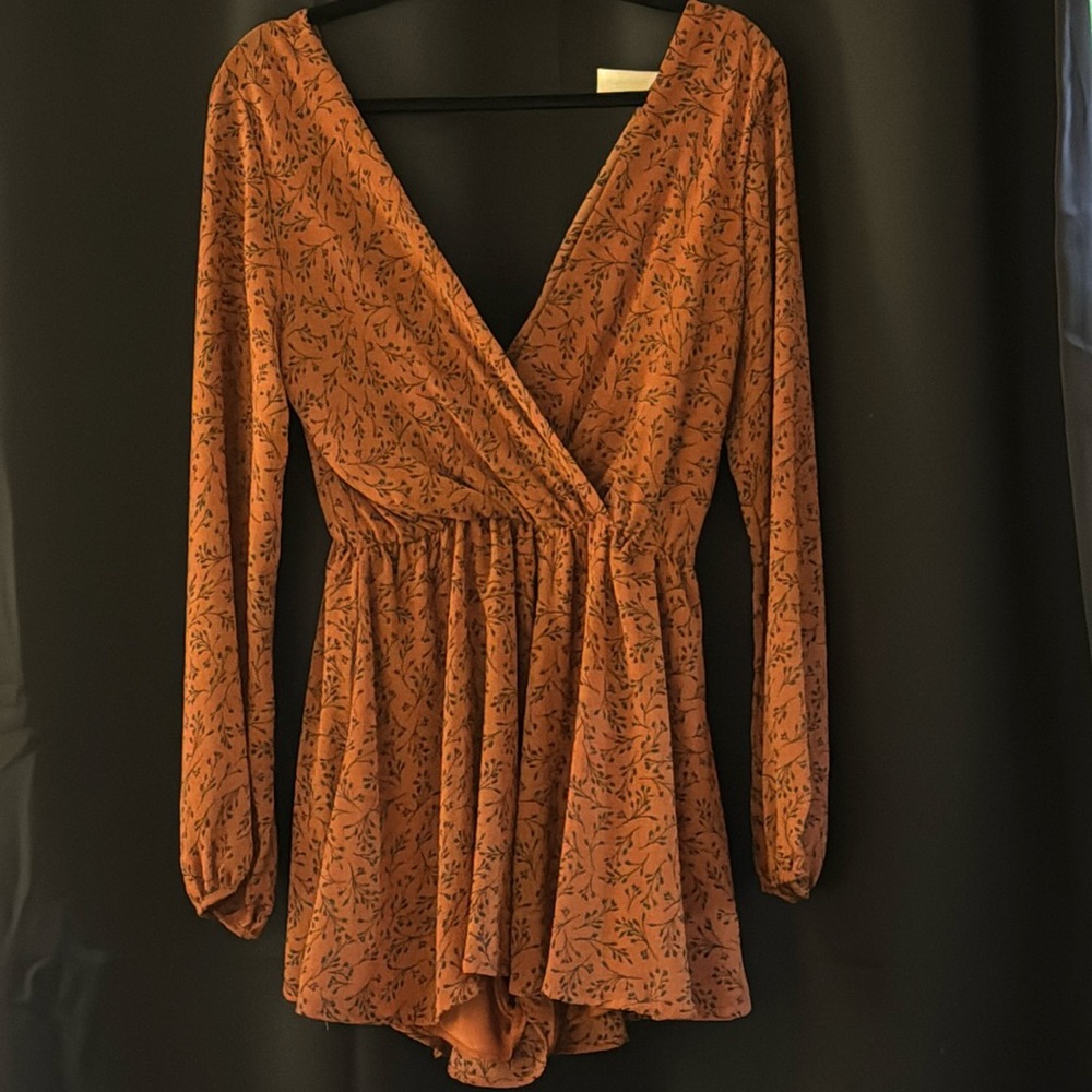 Mahina Rust Romper